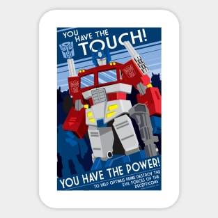 You Have The Touch Sticker